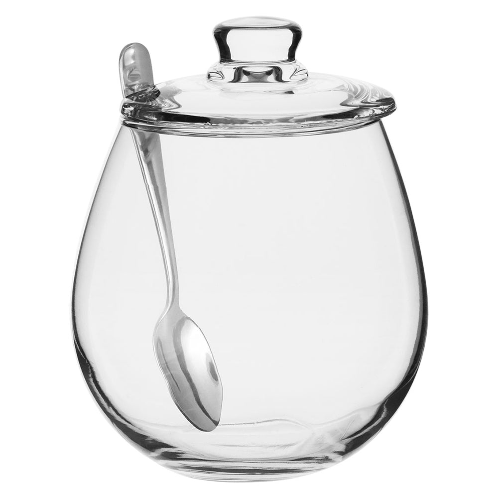 Conjunto Açucareiro e Cremeira Libbey Vidro Transparente 590ml e 250ml