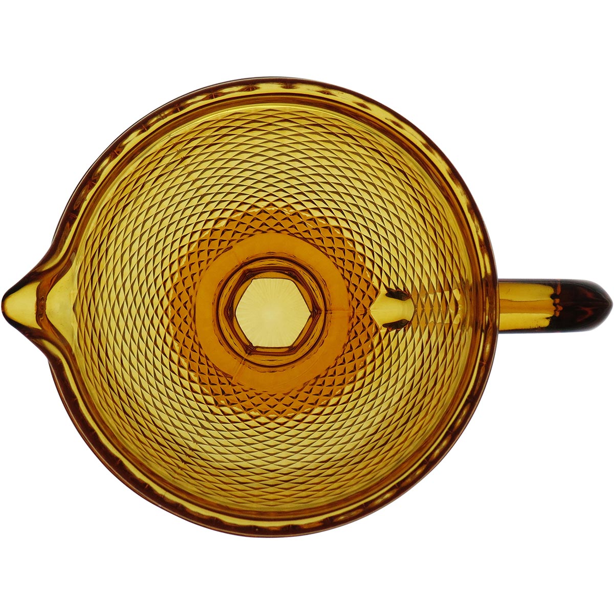 Jarra de Vidro Âmbar 1L Imperial com Bico Antiderrame 20x20x15cm