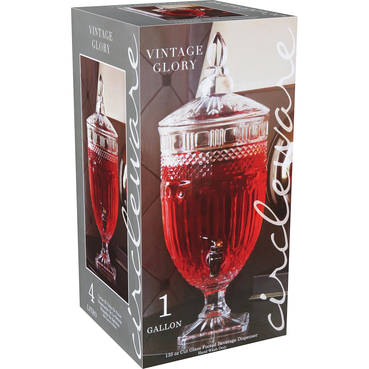 Refresqueira Cristal Eco 4,5L Brandon Transparente para Bebidas