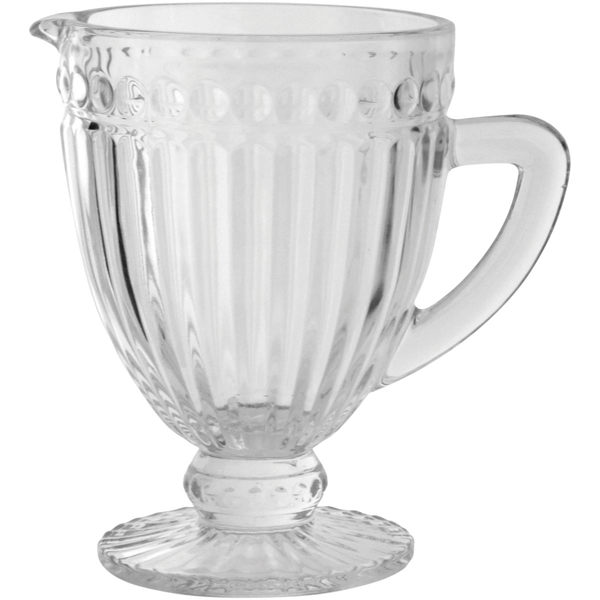 Jarra de Vidro Transparente Carolla 1L com Bico Antiderrame 20x14cm