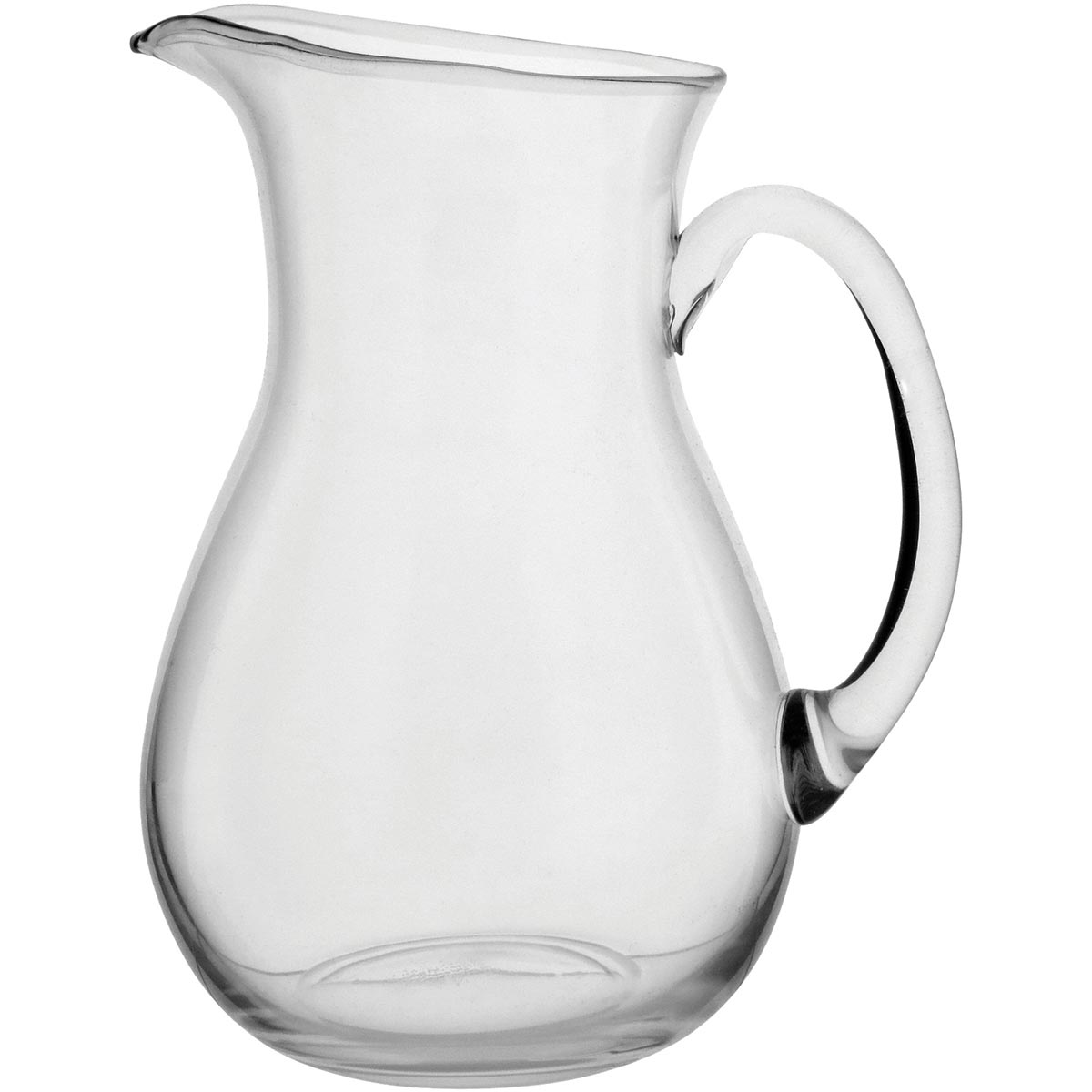 Jarra de Vidro 2,6L Transparente com Bico Antiderrame 26x20x15cm