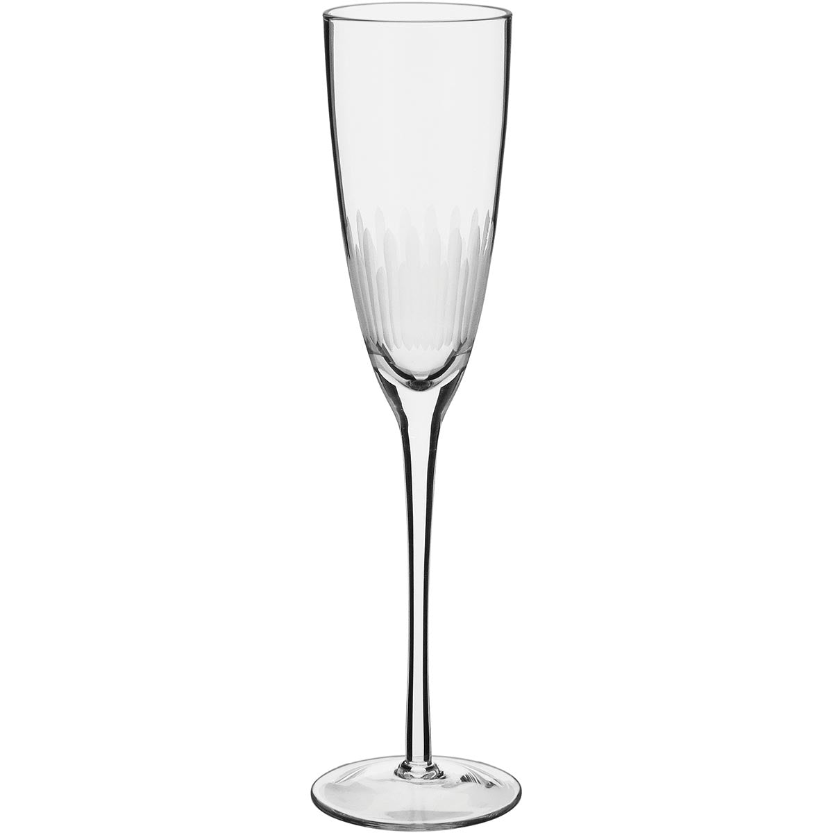 Jogo de 6 Taças de Champanhe Ballet Vidro 250ml Transparente