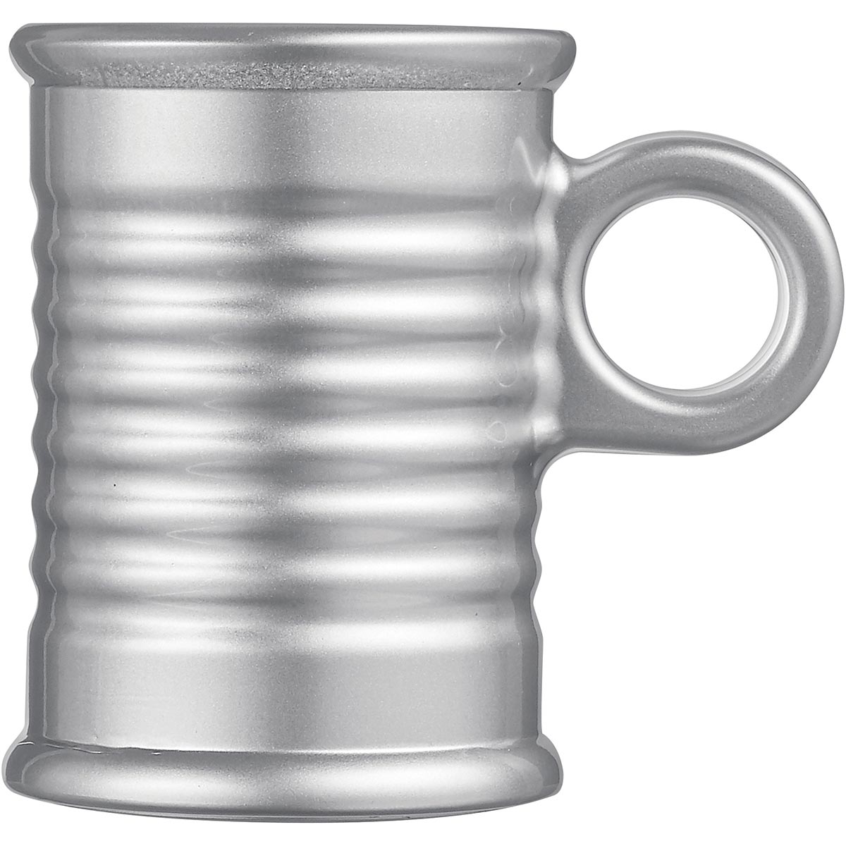 Xícara Luminarc Conserve Moi Vidro Temperado 90ml 7x5x5cm Prata