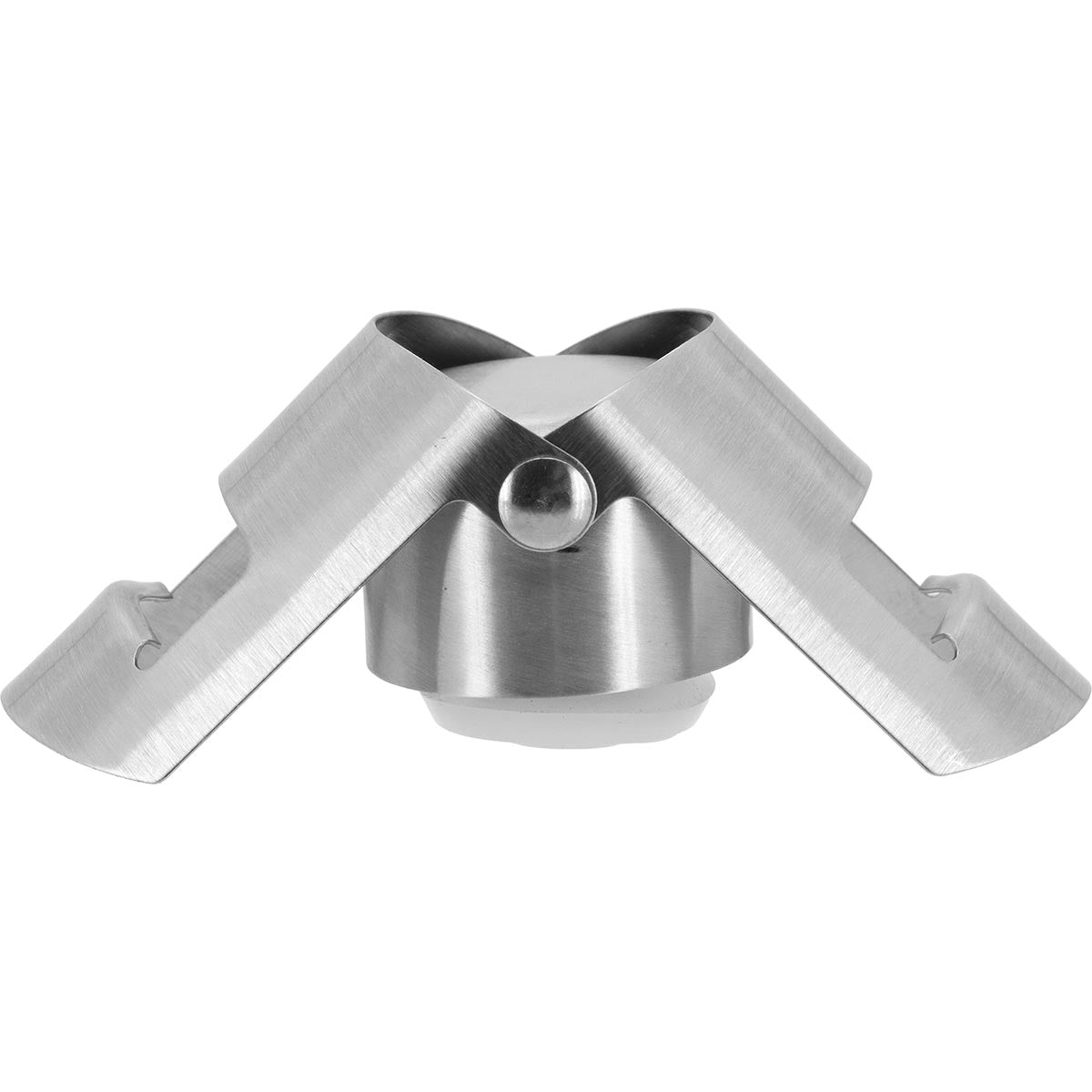 Tampa de Champanhe Inox Prata 6x4cm - Preserva Sabor e Aroma