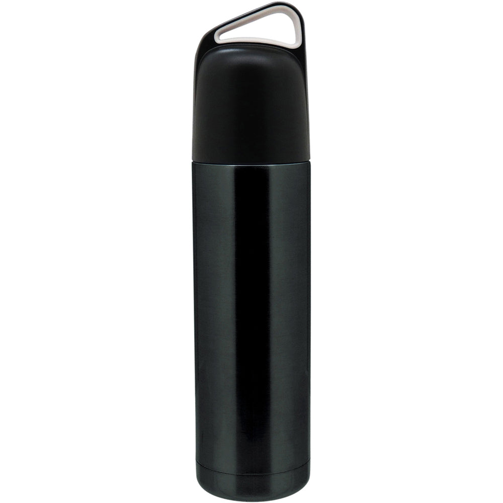 Garrafa Térmica Inox Preto 500ml Parede Dupla Erre 29x7x7cm