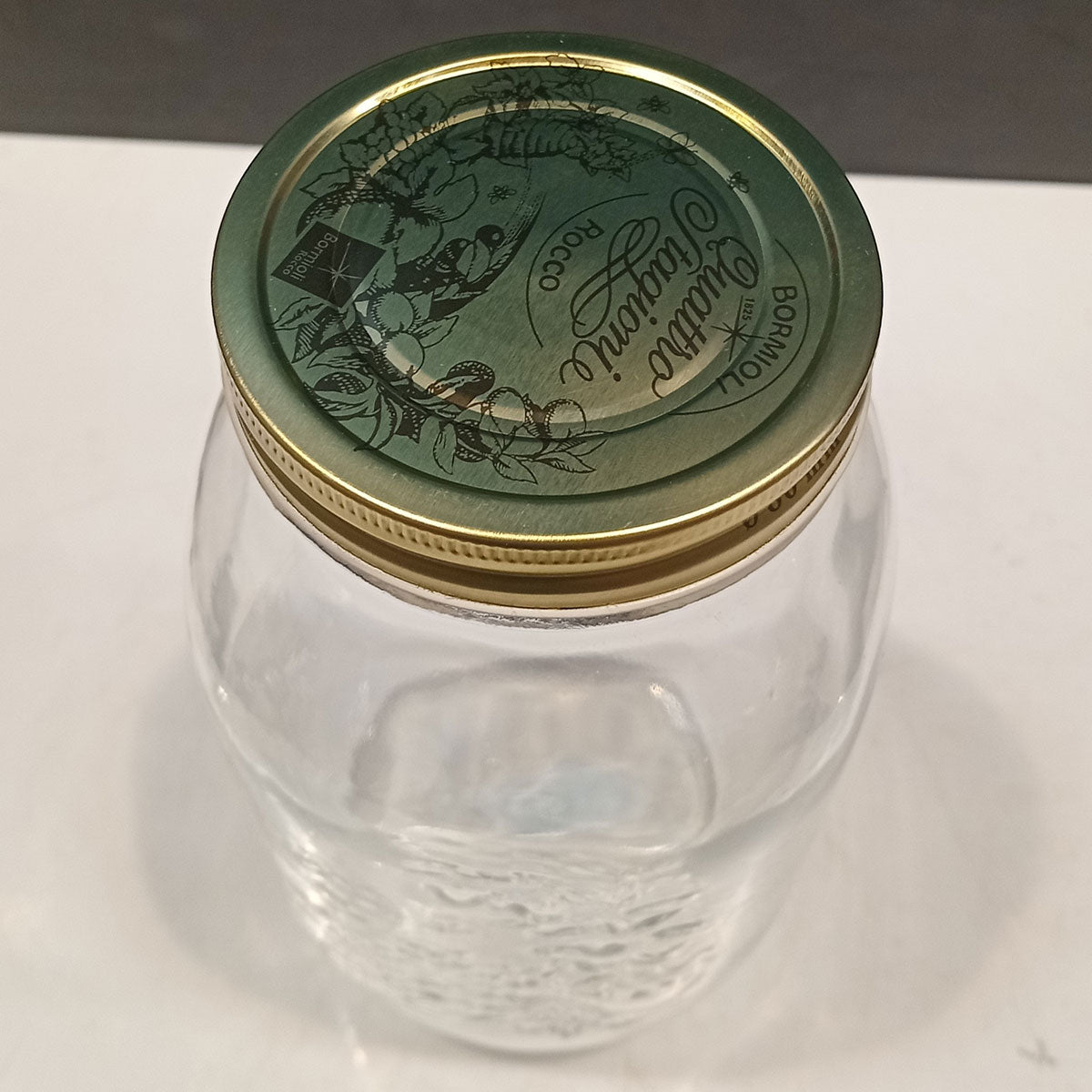 Pote de Vidro Bormioli Rocco Qstagioni 1,5L Transparente com Tampa Metal 21x11cm