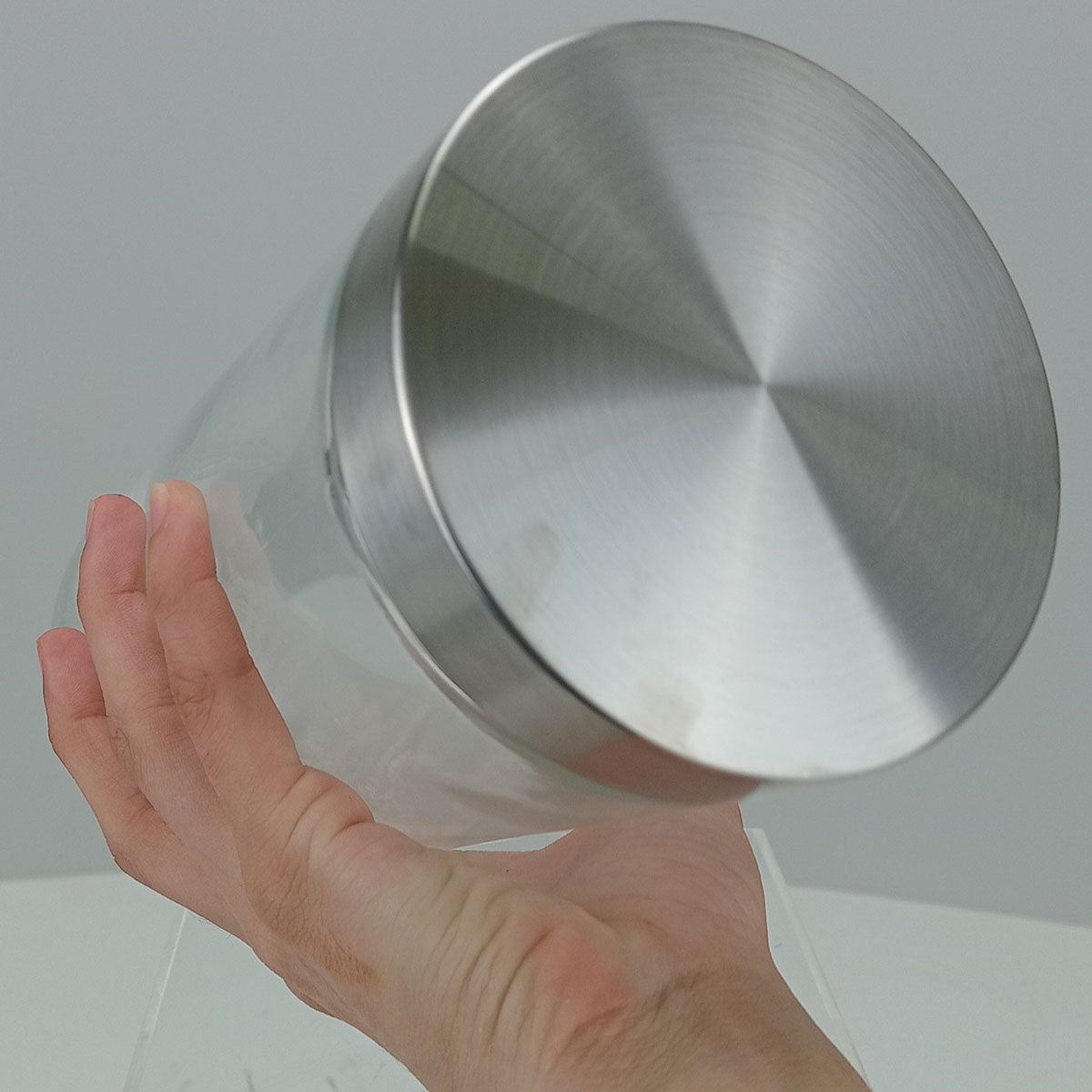 Pote de Vidro 1,6L Home&Co Transparente com Tampa de Rosca