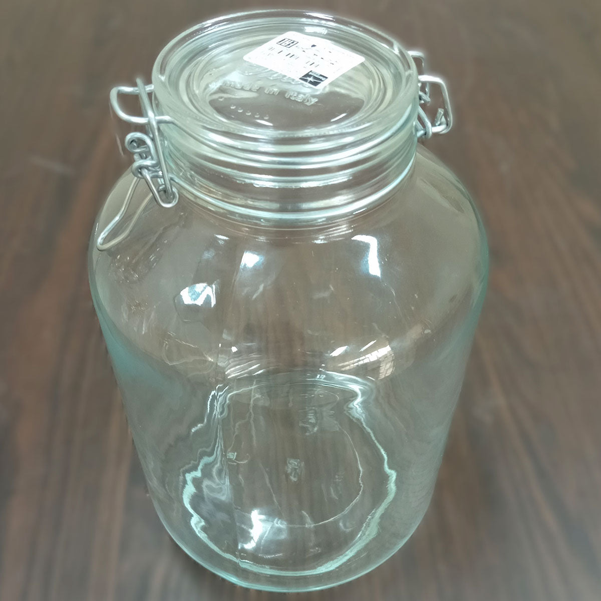 Pote Vidro Hermético Fido Bormioli Com Tampa 5 Litros 28cm Bormioli Rocco