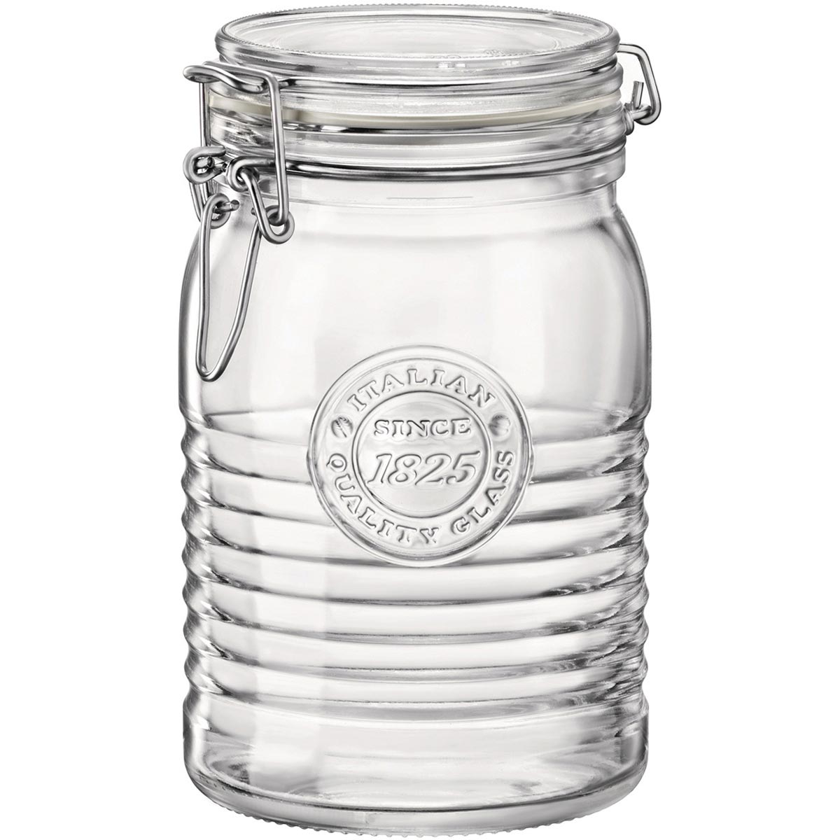 Pote Hermético de Vidro Bormioli Rocco 1L Transparente 18x11x11cm