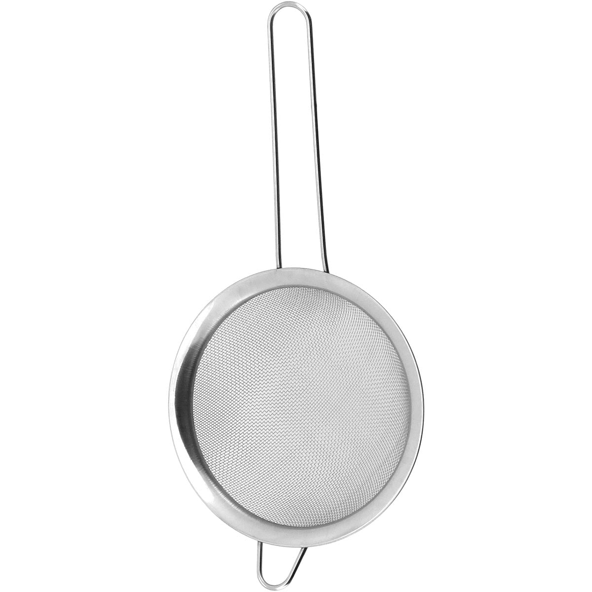 Peneira Inox Nádia 5x14x20cm Prata - Malha Fina para Cozinha