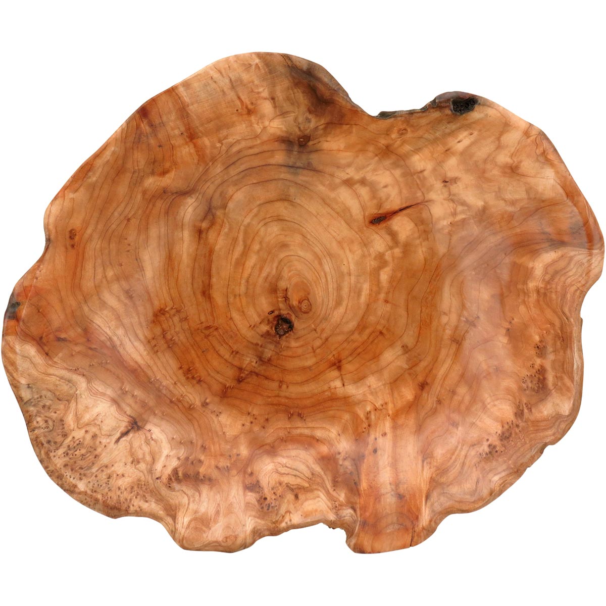 Centro de Mesa Wood Madeira Natural 14x44x40cm Decorativo