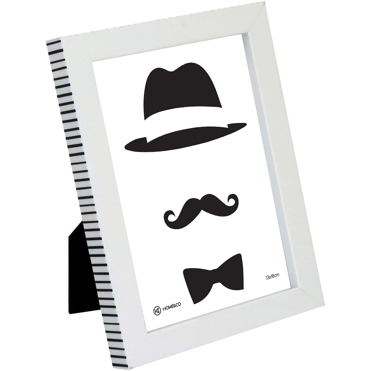 Porta-retratos 13x18 Branco Plástico Maddie Home&Co 20x16x2cm