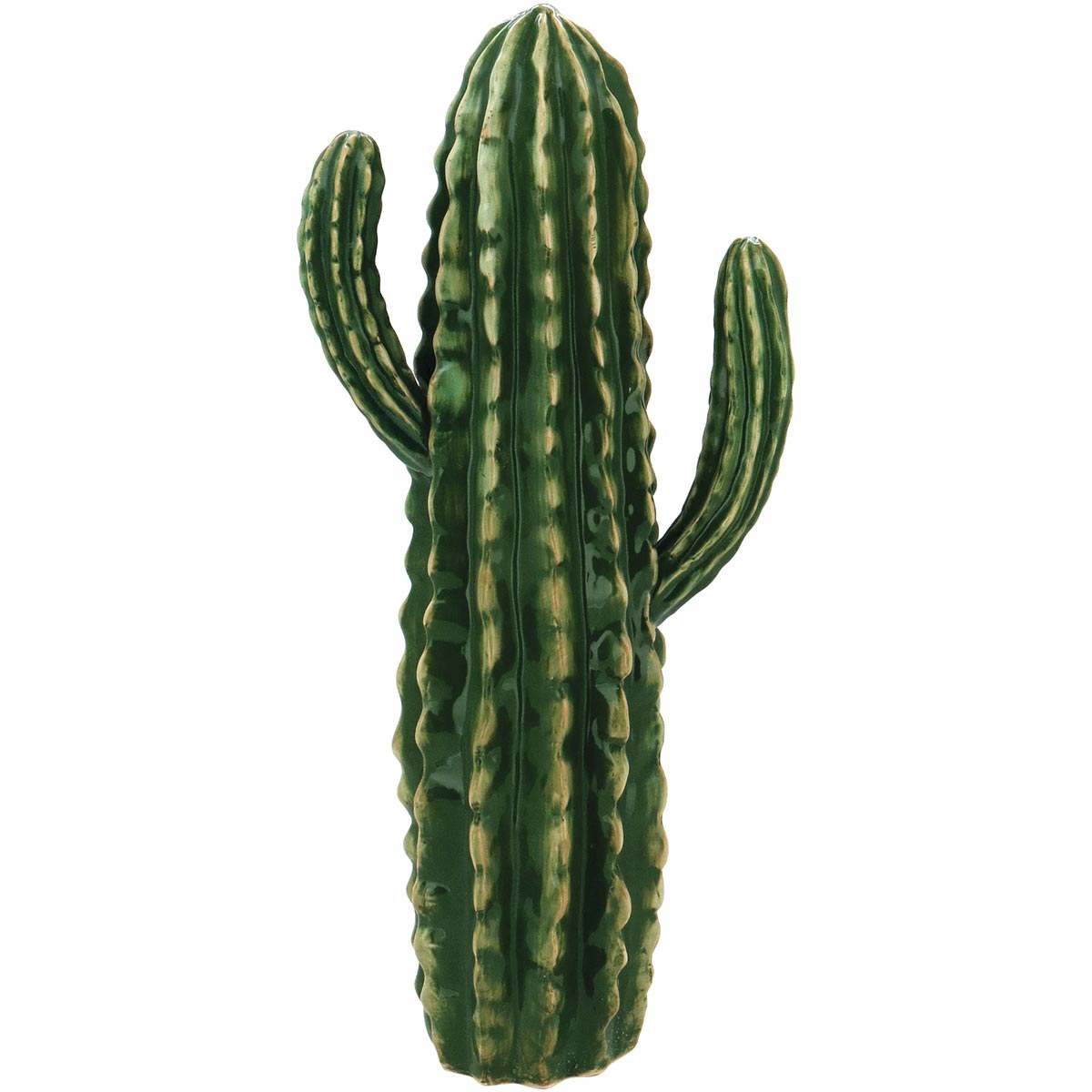 Adorno Cactus Cerâmica Verde 71x32x20 cm Áridus Decorativo