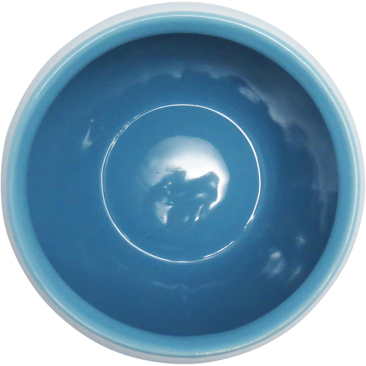 Vaso Decorativo Cerâmica Azul Hover 12x13cm para Flores e Folhagens