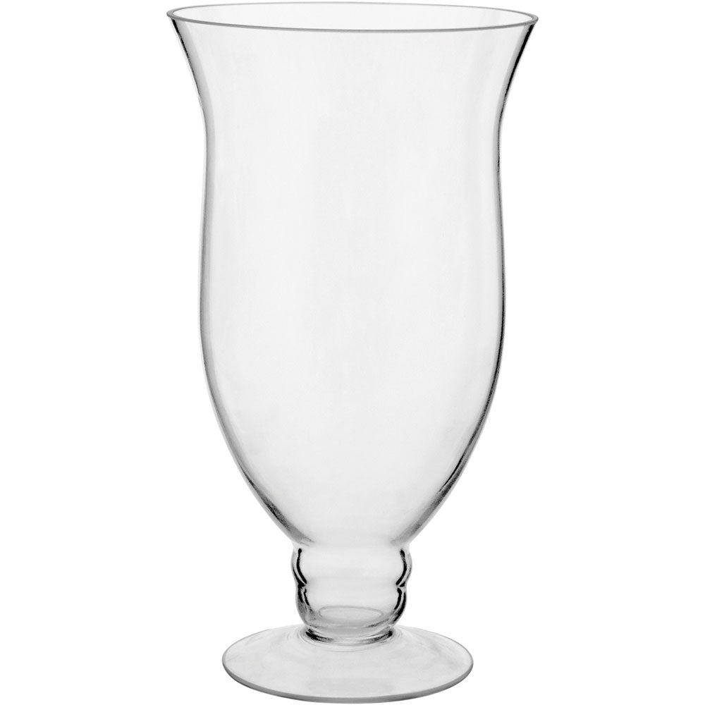 Vaso Decorativo Griffin em Vidro Transparente 34x19cm