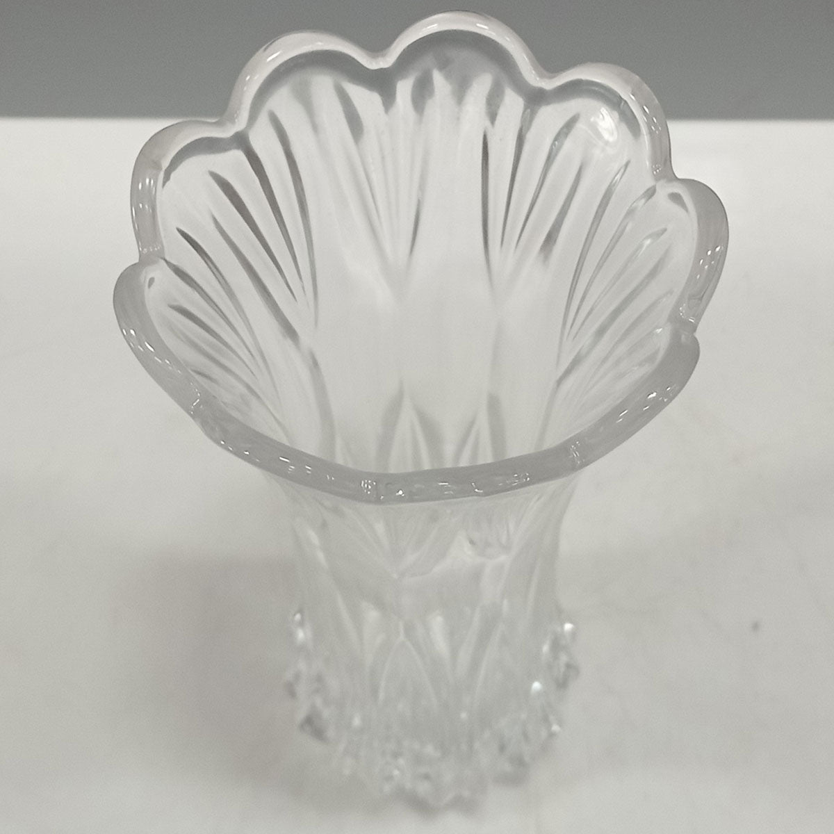 Vaso de Vidro Transparente Lilie 19x10cm para Arranjos Florais