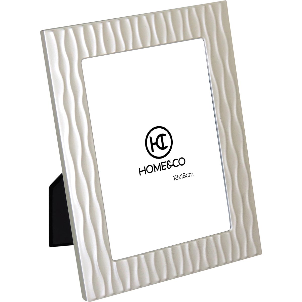 Porta-Retratos 13x18 Home&Co Garbo Metal Prata 22x17x3cm