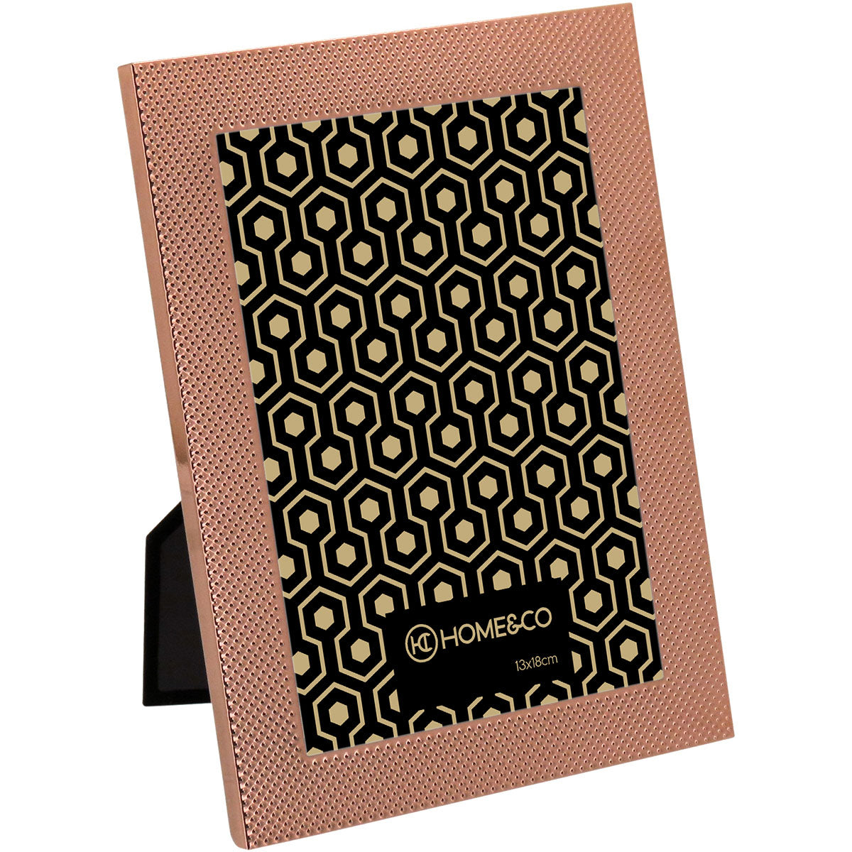 Porta-Retratos 13x18 Home&Co Marietas Metal Cobre 21x16x1cm