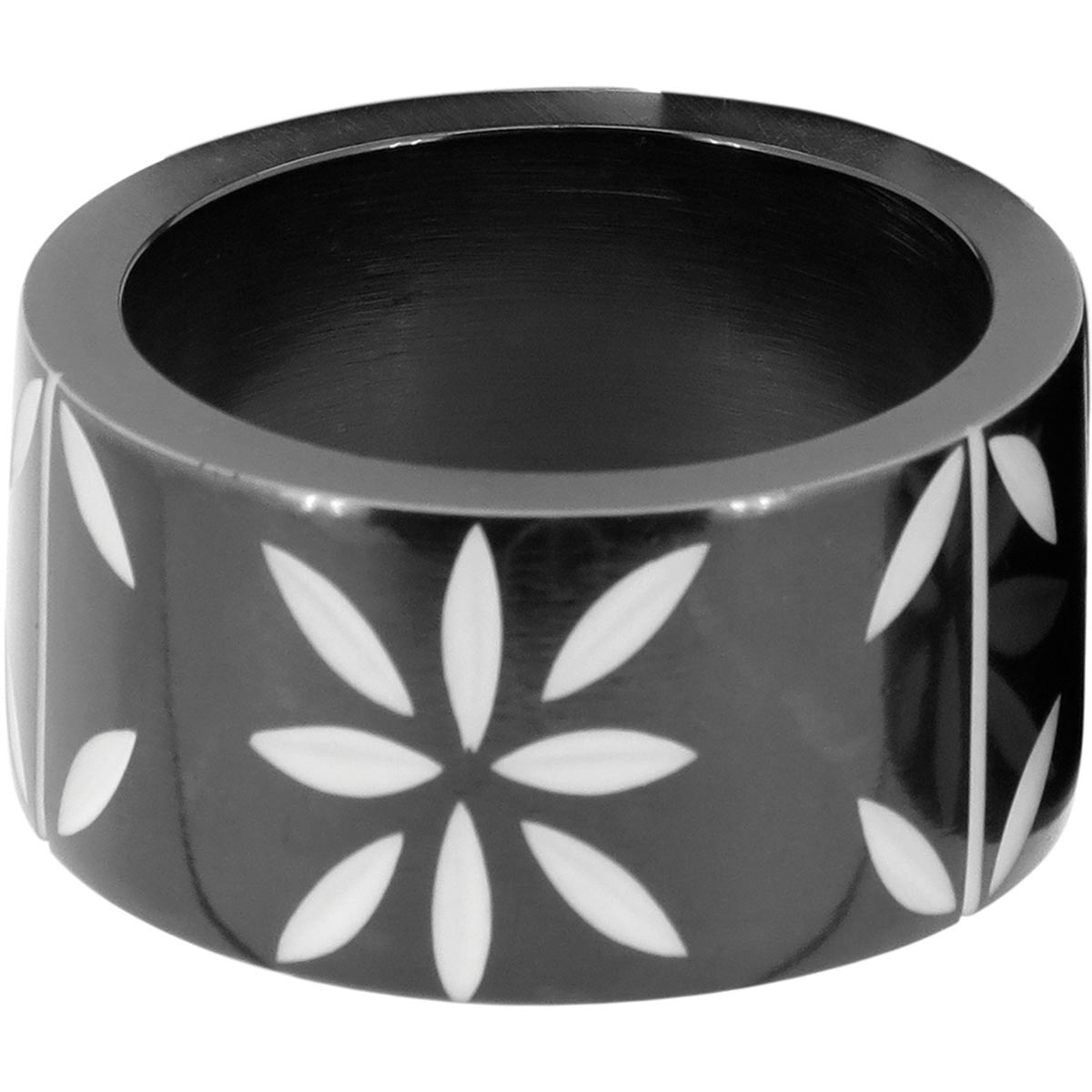 Anel de Guardanapo Home&Co Chinue 4 Peças Preto Osso 3x5x5cm