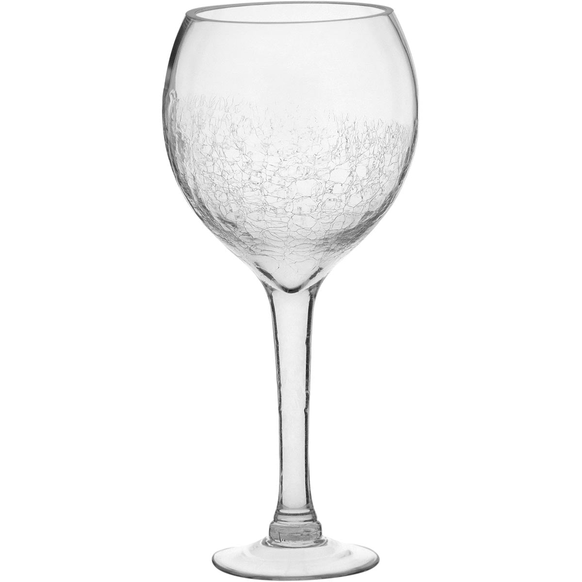 Vaso de Vidro Transparente Anverre 40x18cm para Decoração Elegante