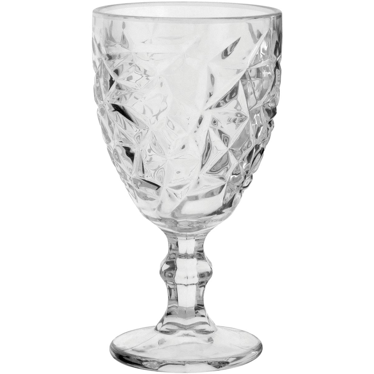 Conjunto 6 Taças Água Ally Vidro 300ml Transparente 17x9x9cm