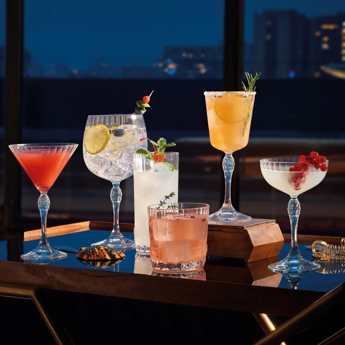 Jogo 6 Copos Uísque Bormioli Rocco America 350ml Vidro Transparente