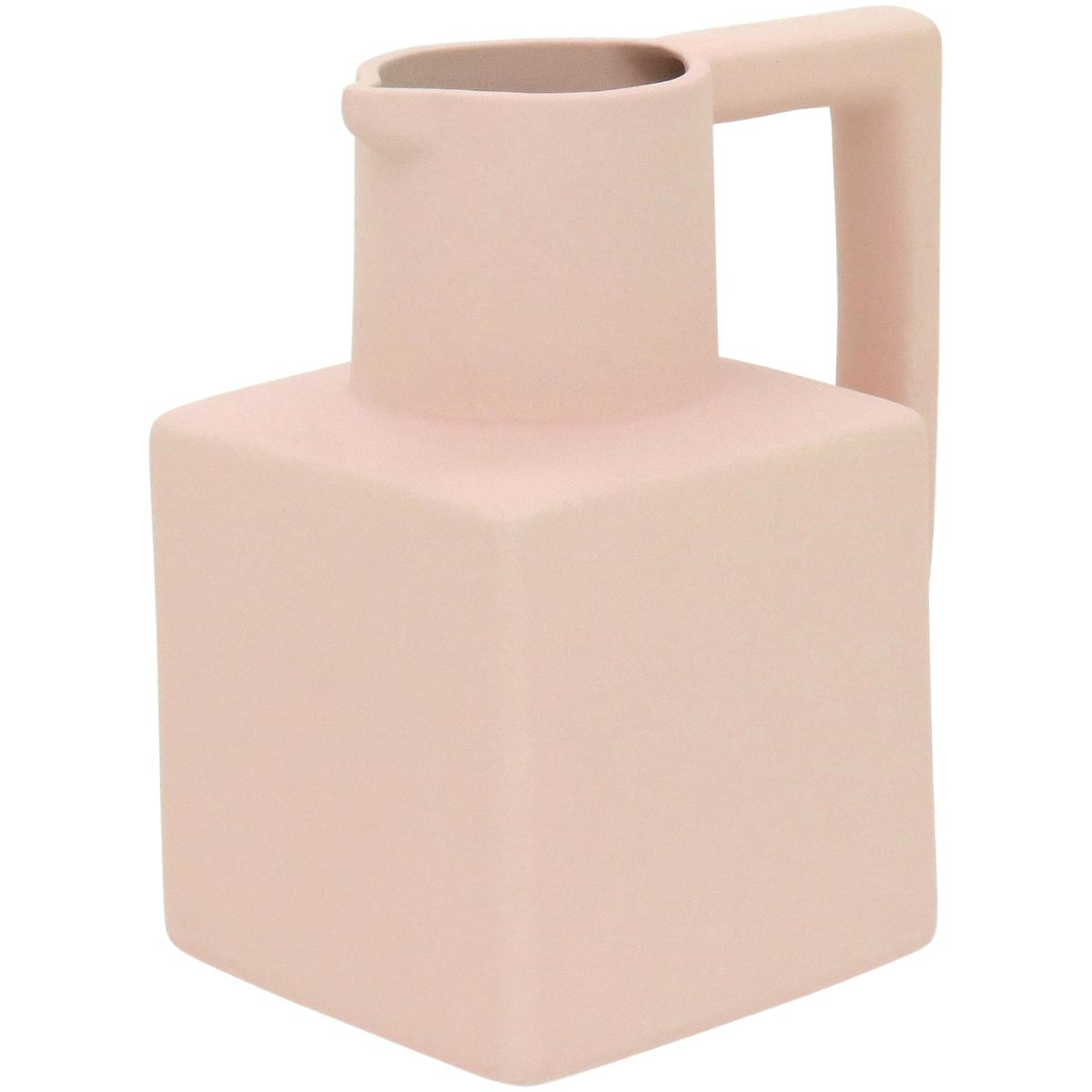 Vaso Shape Cerâmica 14x13x10cm Rosa