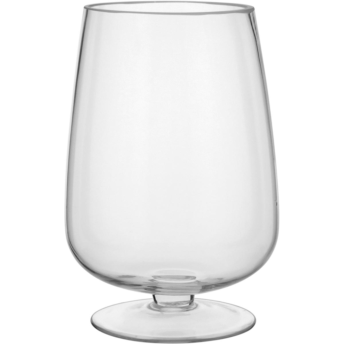 Vaso de Vidro Transparente Gia 26x18cm para Arranjos Florais