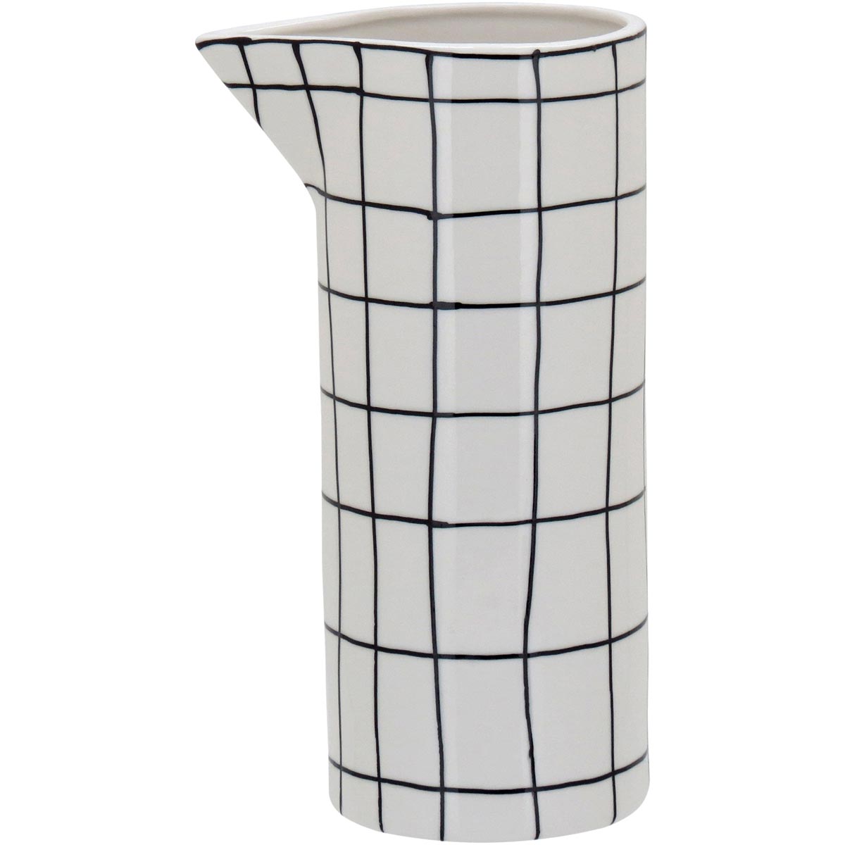 Vaso Suez Cerâmica 23x12x9cm Branco