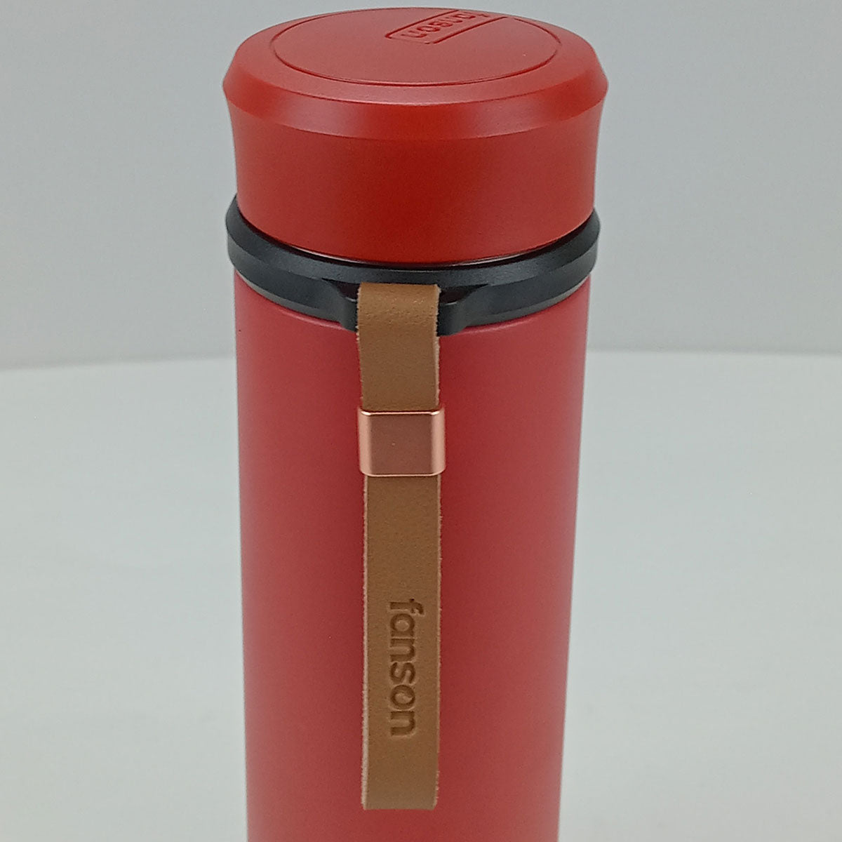 Garrafa Térmica Inox Vermelha 500ml Business Parede Dupla 21x6x6cm