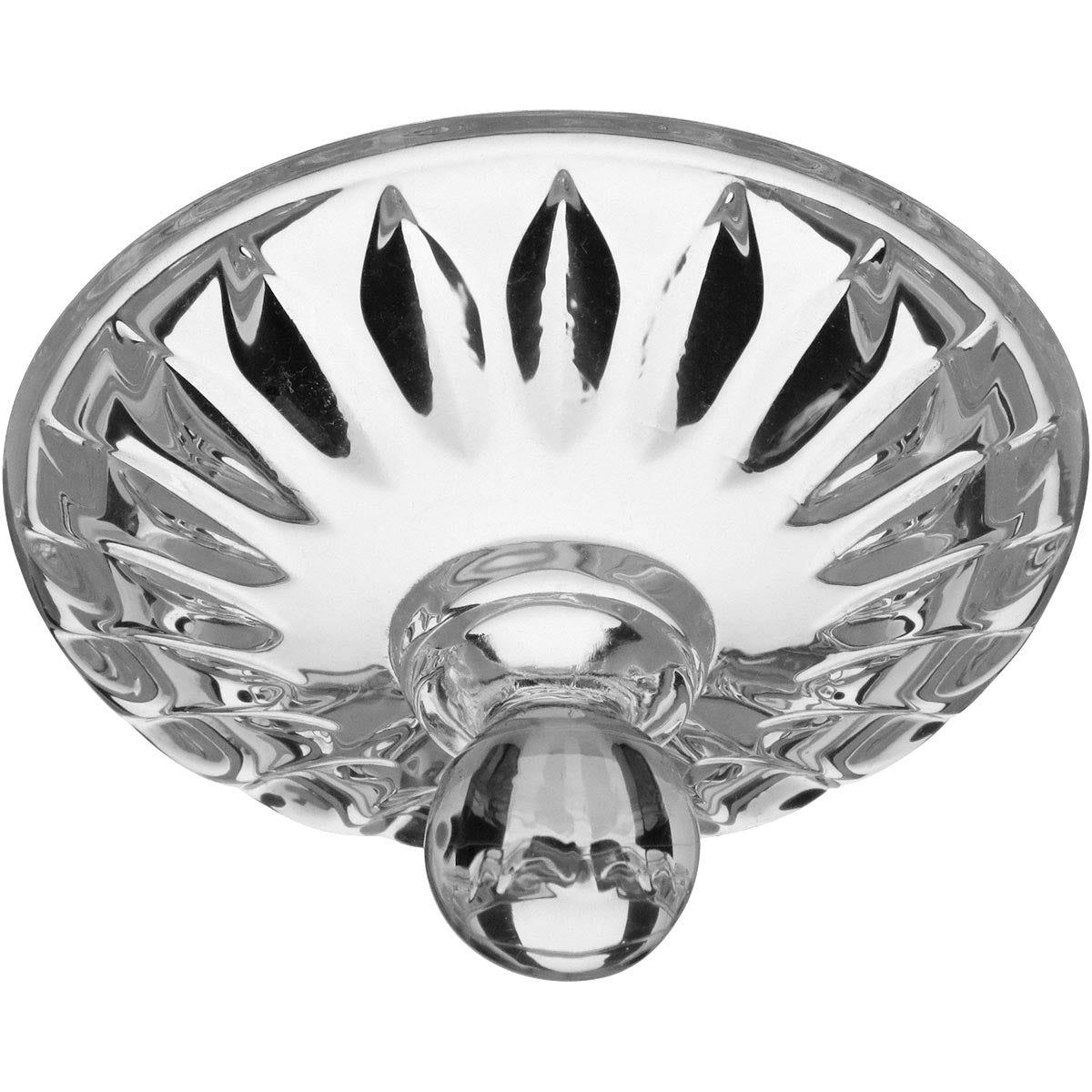 Potiche de Vidro Transparente Brice 11x11cm para Decoração e Armazenamento