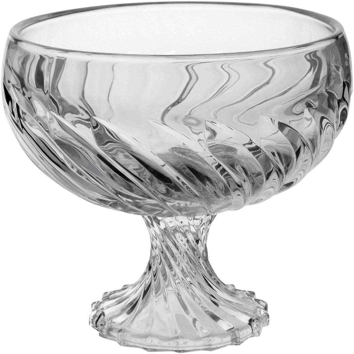 Centro de Mesa Vicenza Cristal Eco Transparente 22x12cm