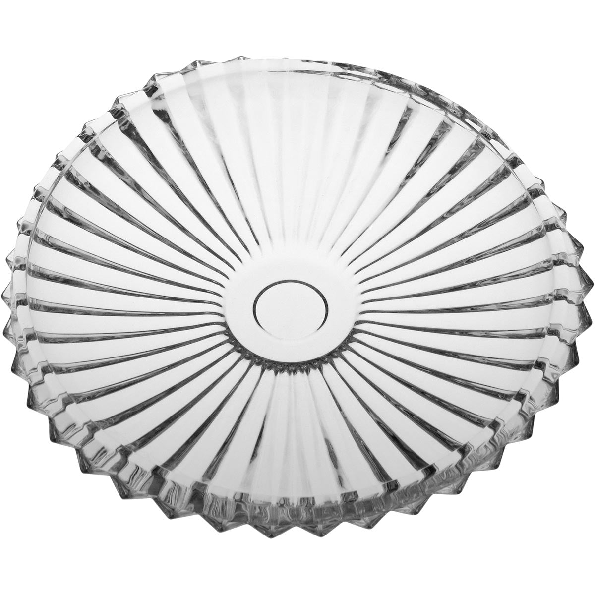 Centro de Mesa Transparente Cristal Eco Charm 5x33x33cm