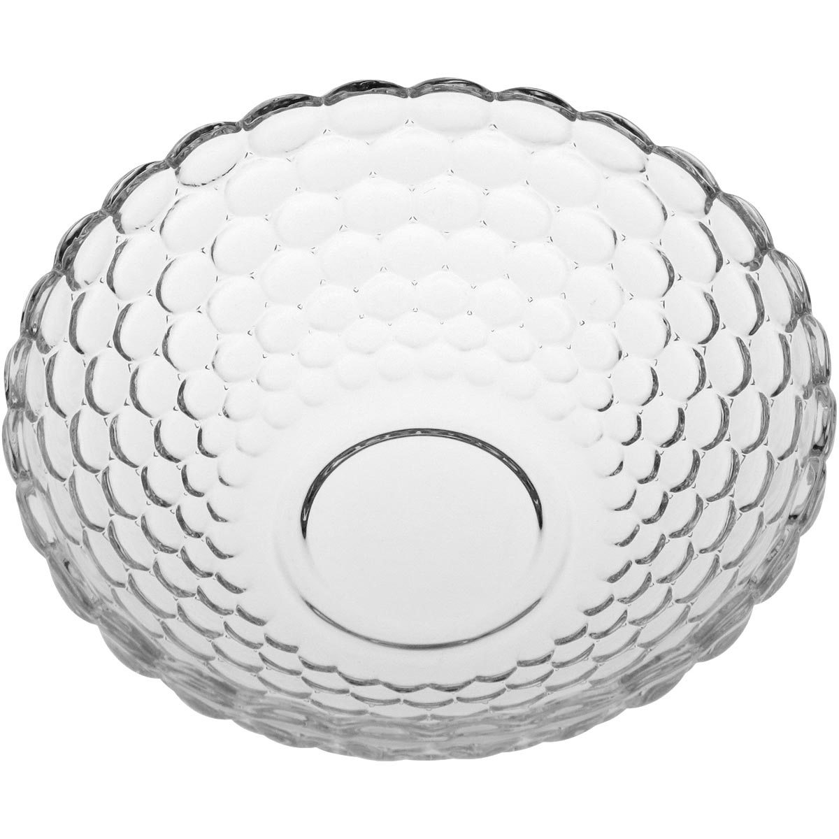 Centro de Mesa Cristal Eco Montreal 24cm Transparente 7x24cm