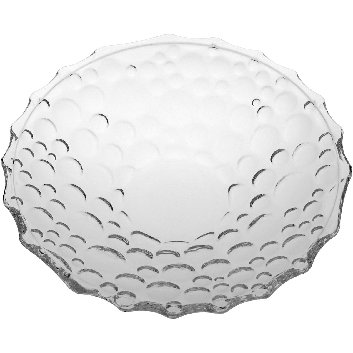 Centro de Mesa Ducale Cristal Eco Transparente 7x37x37cm