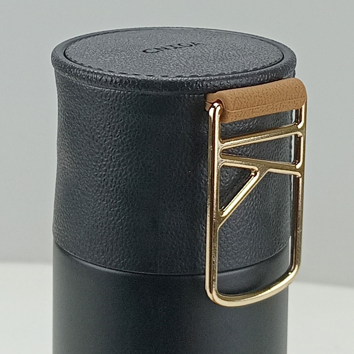 Garrafa Térmica Inox Just Life 500ml Preto Isolamento Térmico 24x6x6cm