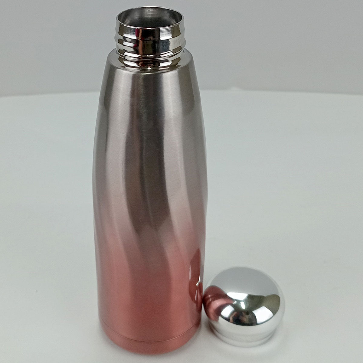 Garrafa Térmica Inox Trenton 380ml Rosa Parede Dupla 21,7cm
