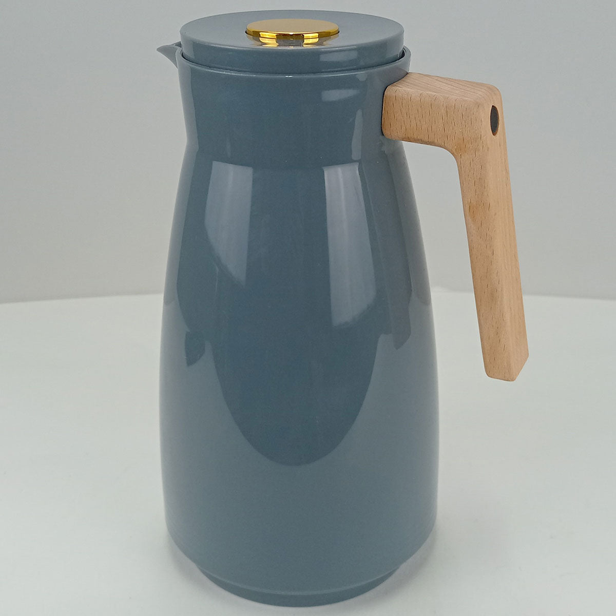 Garrafa Térmica Maison Ampola Plástico Cinza 1L 26x13x13cm