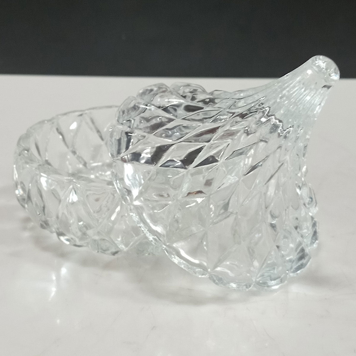 Potiche de Vidro Transparente 9x8cm Bomboniere para Doces e Chocolates