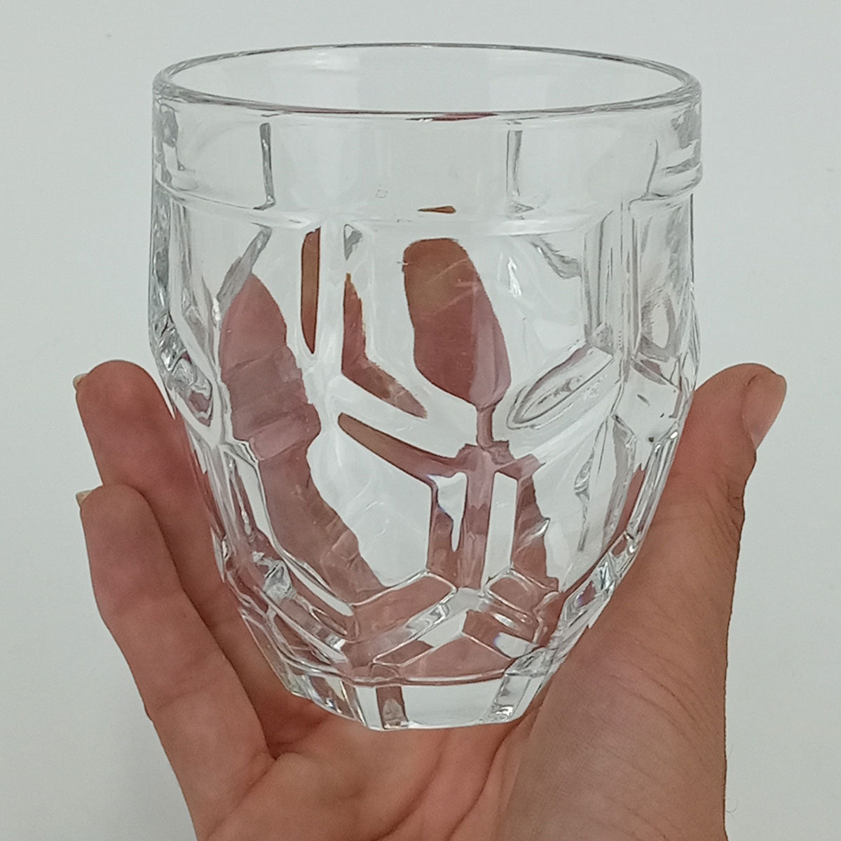Conjunto 6 Copos de Whisky Vidro 300ml Transparente Elegante