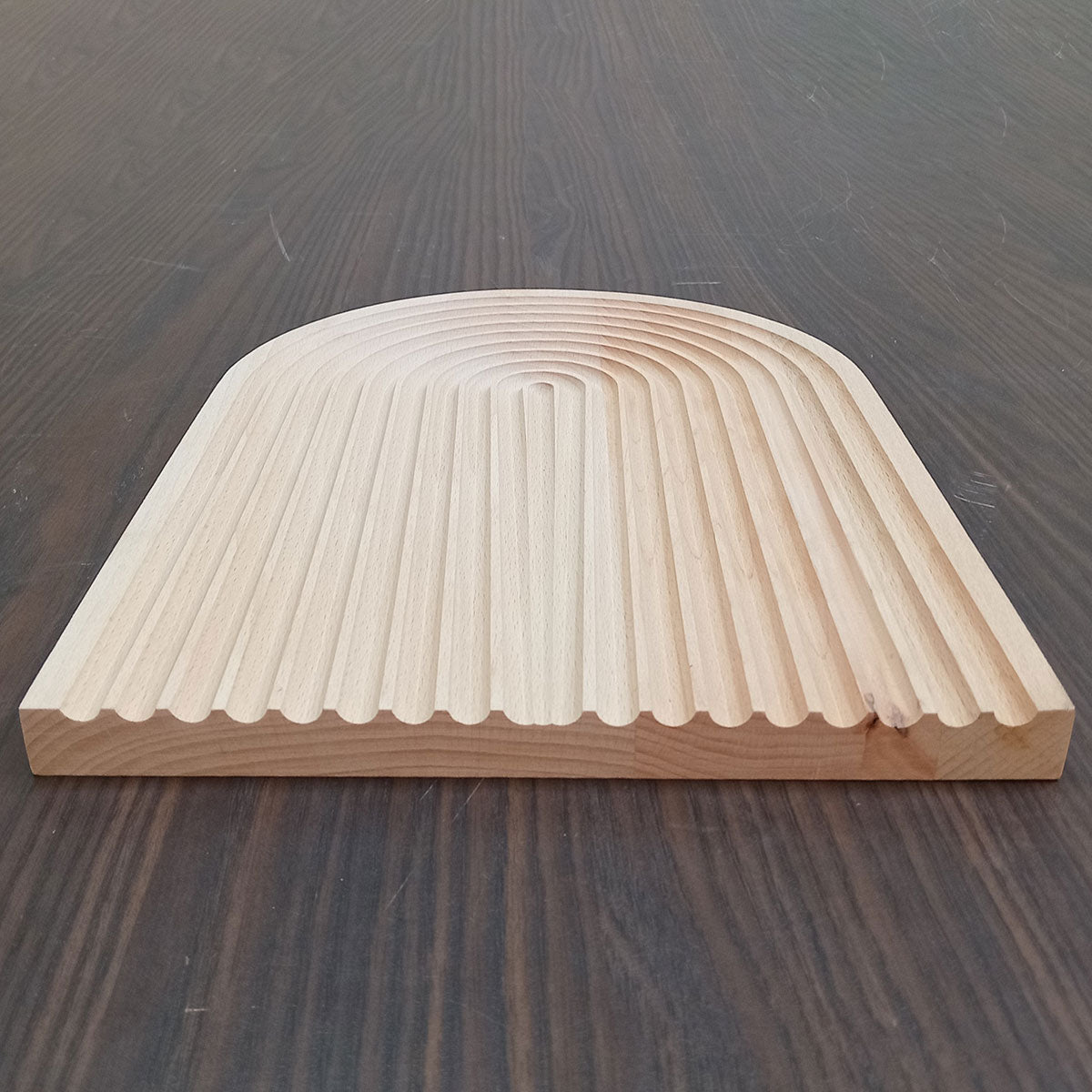 Tábua para Servir Madeira Natural 32x24cm Rústica 0,93kg