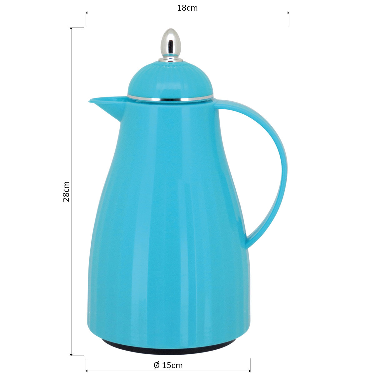 Garrafa Térmica Azul Ampola 1L Plástico Compacta à Prova de Vazamentos