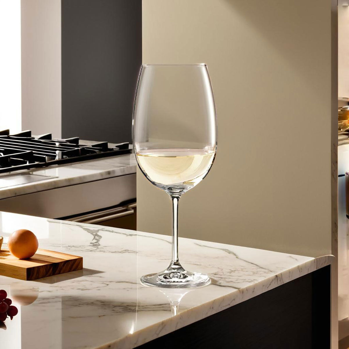 Conjunto 6 Taças de Vinho Bohemia Cristal 850ml Transparente 25x9cm