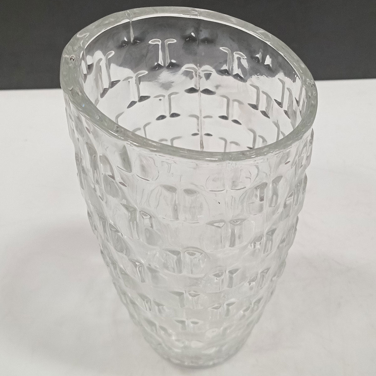 Vaso Vidro 19x9x9cm Transparente