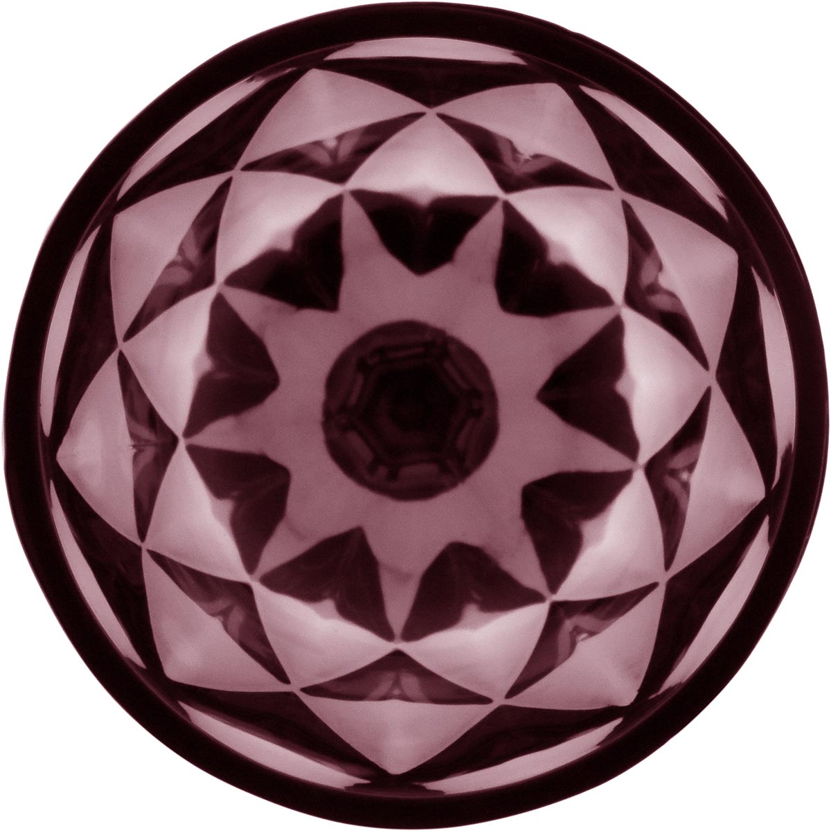 Conjunto 6 Taças de Água Vidro Rosa 320ml 17x9x9cm Elegantes