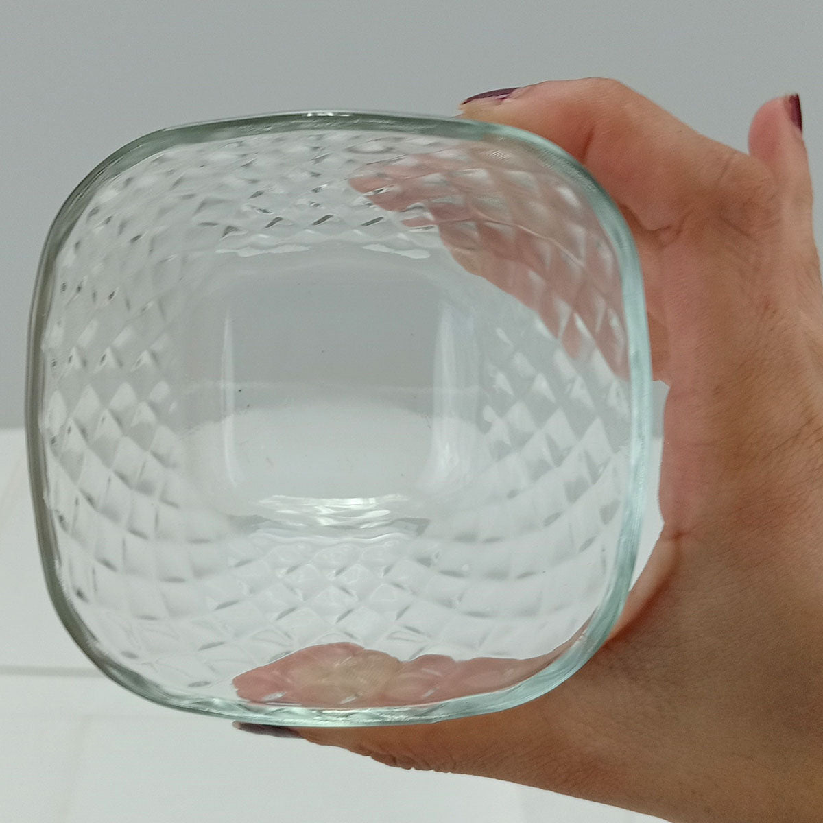 Conjunto 6 Saladeiras de Vidro Transparente 300ml - Elegância na Mesa