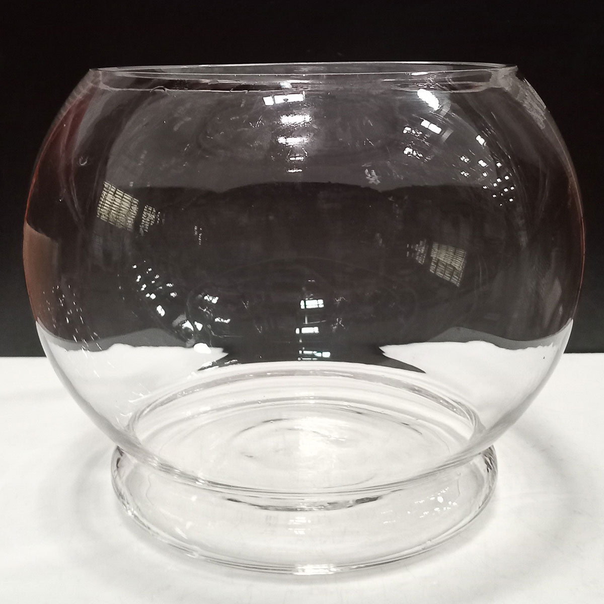 Vaso Vidro 20x24x24cm Transparente