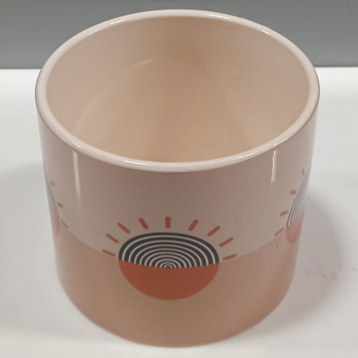 Cachepô Cerâmica Cinza 11x13cm para Plantas - Decoração Elegante