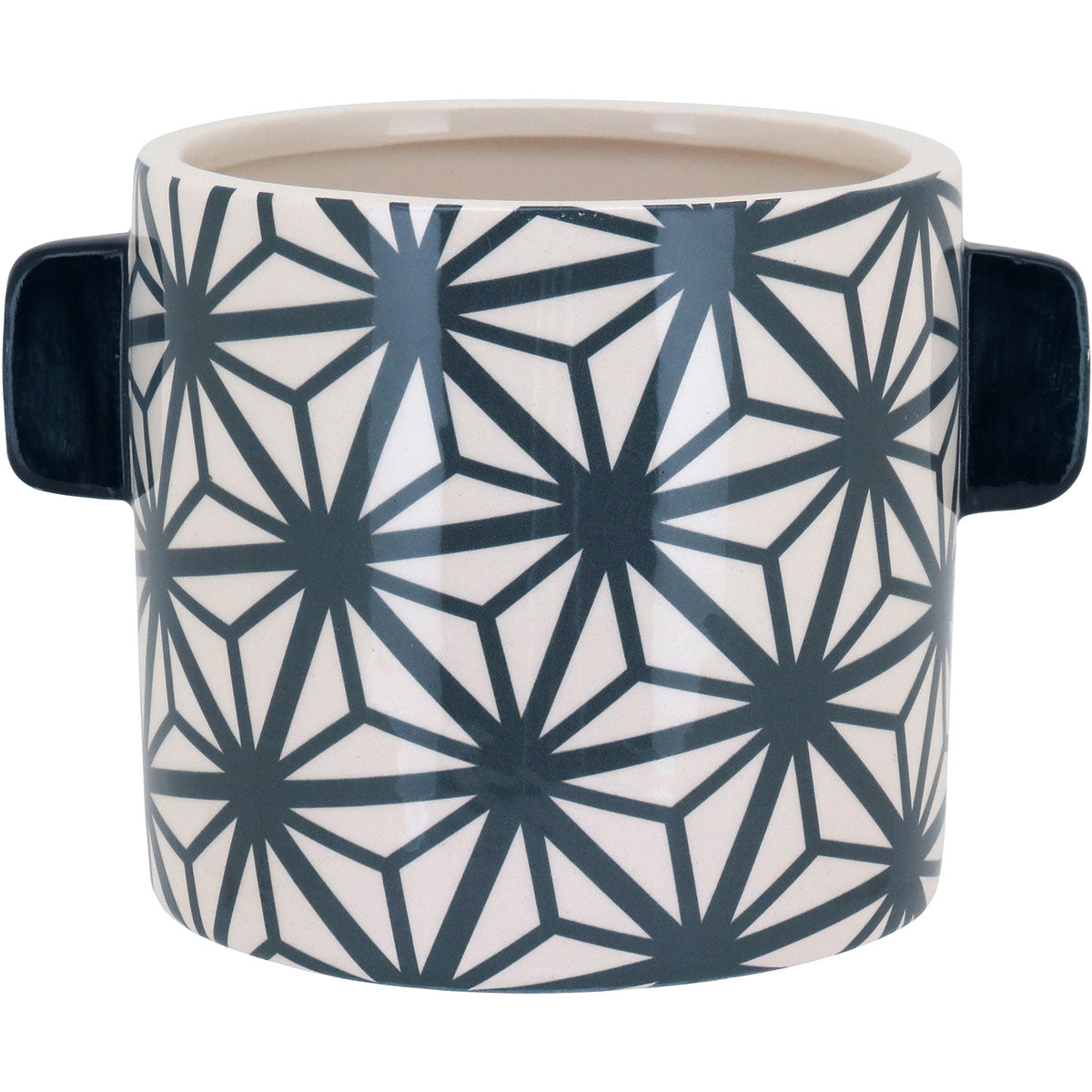 Cachepô de Cerâmica Azul 11x15cm para Plantas - Decoração Elegante