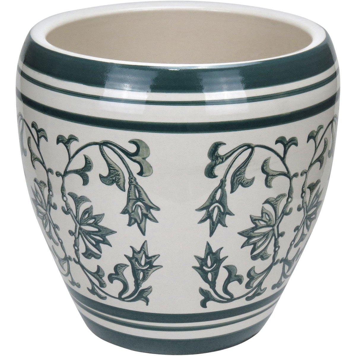 Conjunto de Cachepôs de Cerâmica Multicoloridos - 3 Peças Decorativas